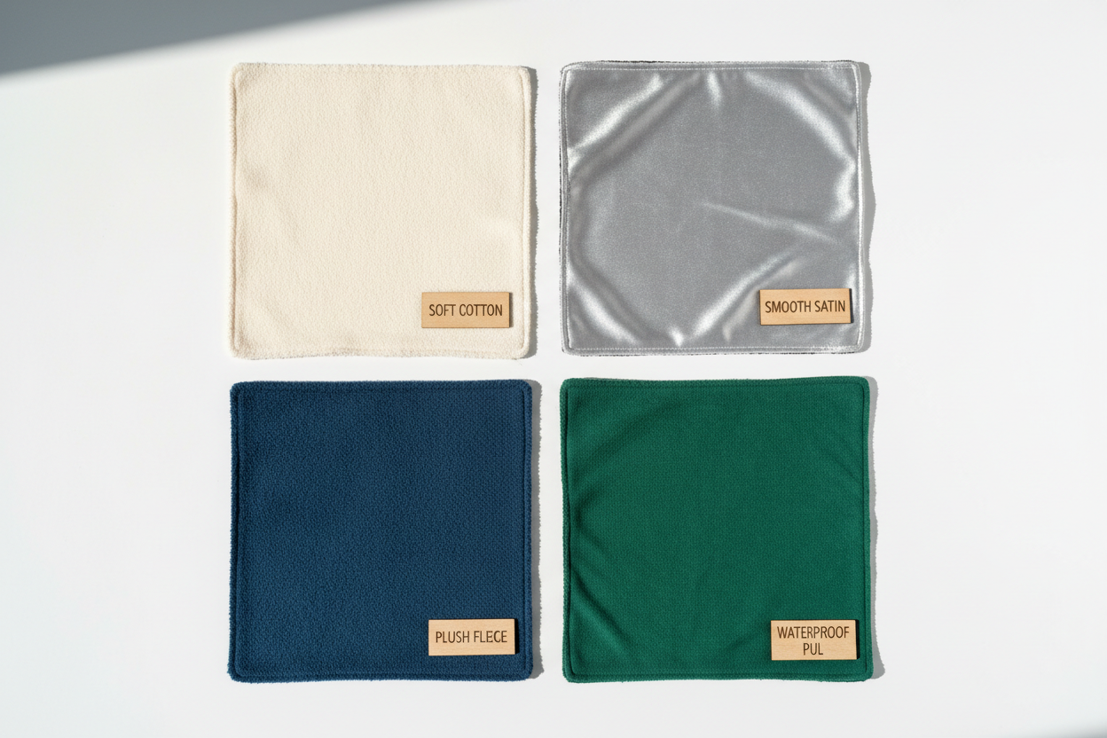 ABDL Fabric Guide: Cotton, PVC, Fleece & More