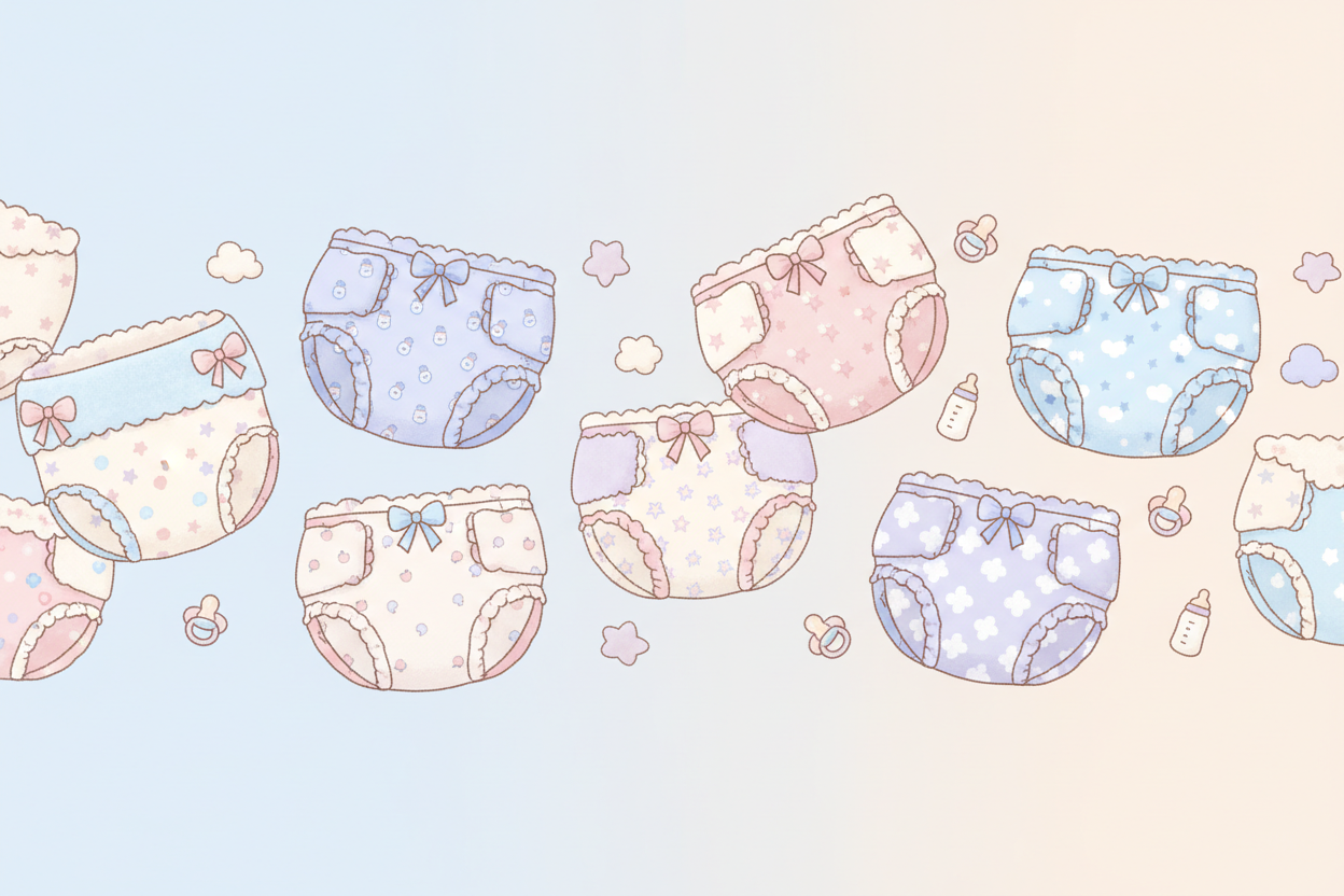 Disposable Diapers Collection Banner