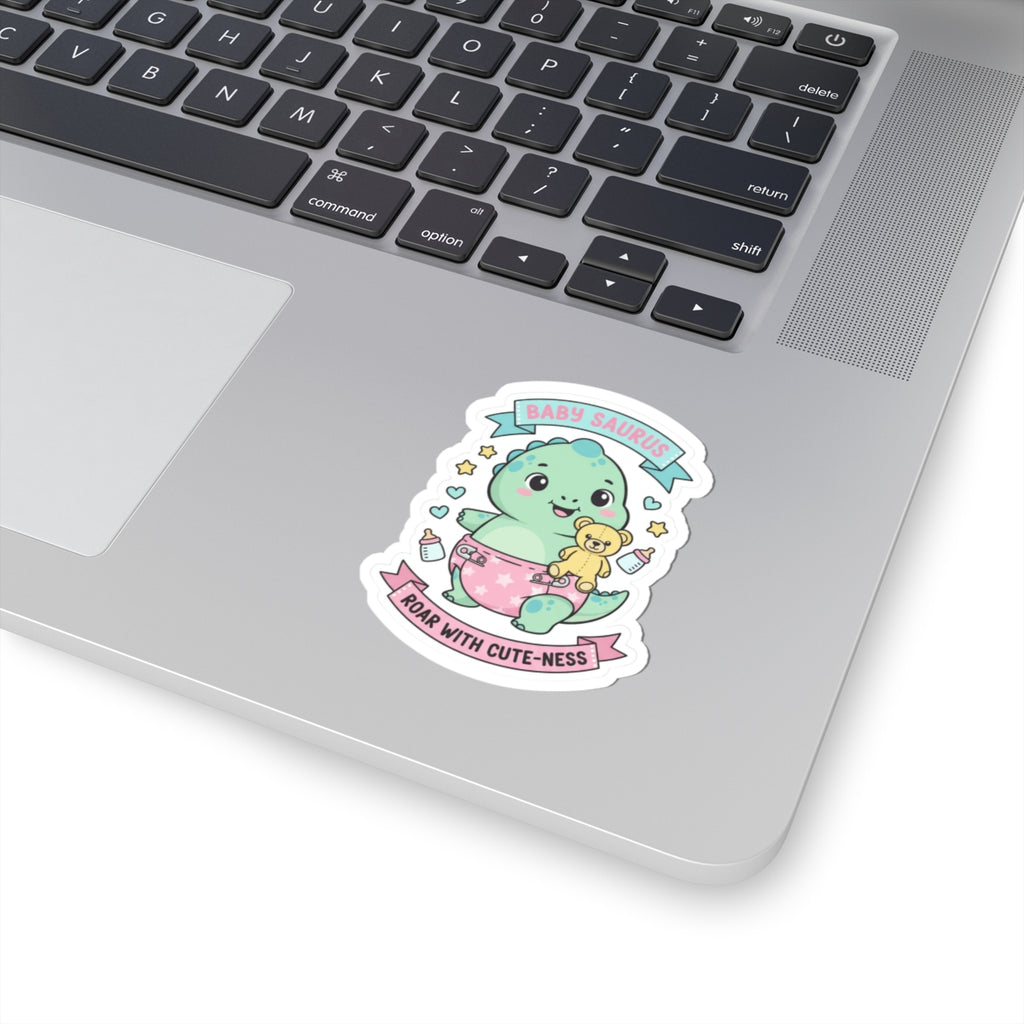 🦕 “BABY SAURUS” Sticker – Roar With Cute-ness, Snuggle With Pride