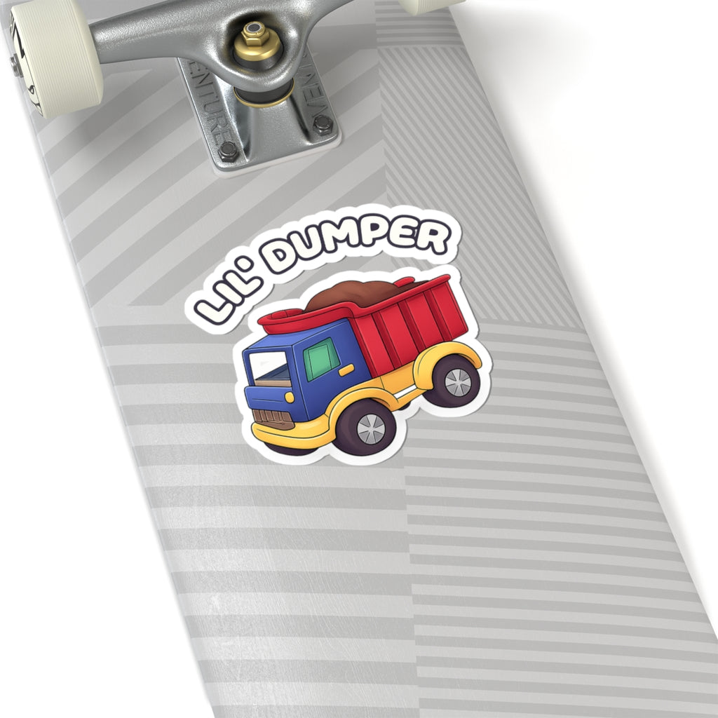"Lil' Dumper" Sticker: Your Adorable Little Friend!