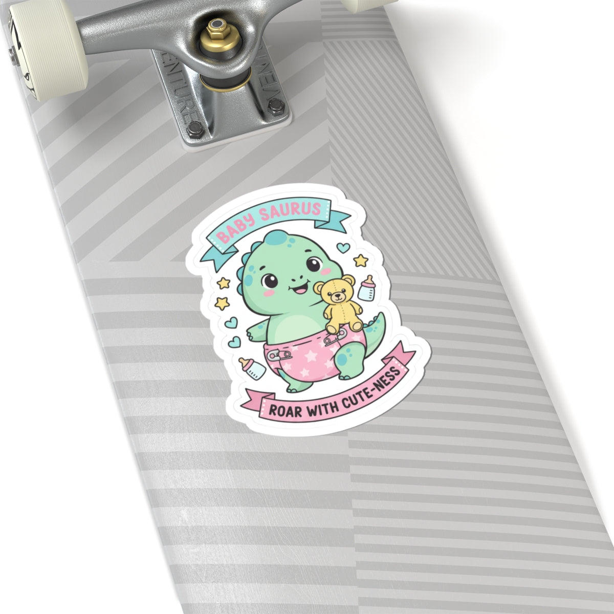 🦕 “BABY SAURUS” Sticker – Roar With Cute-ness, Snuggle With Pride