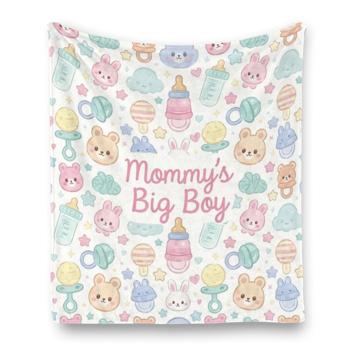 💙 Mommy’s Big Boy Blanket – Soft Fleece Flannel Winter Sheet