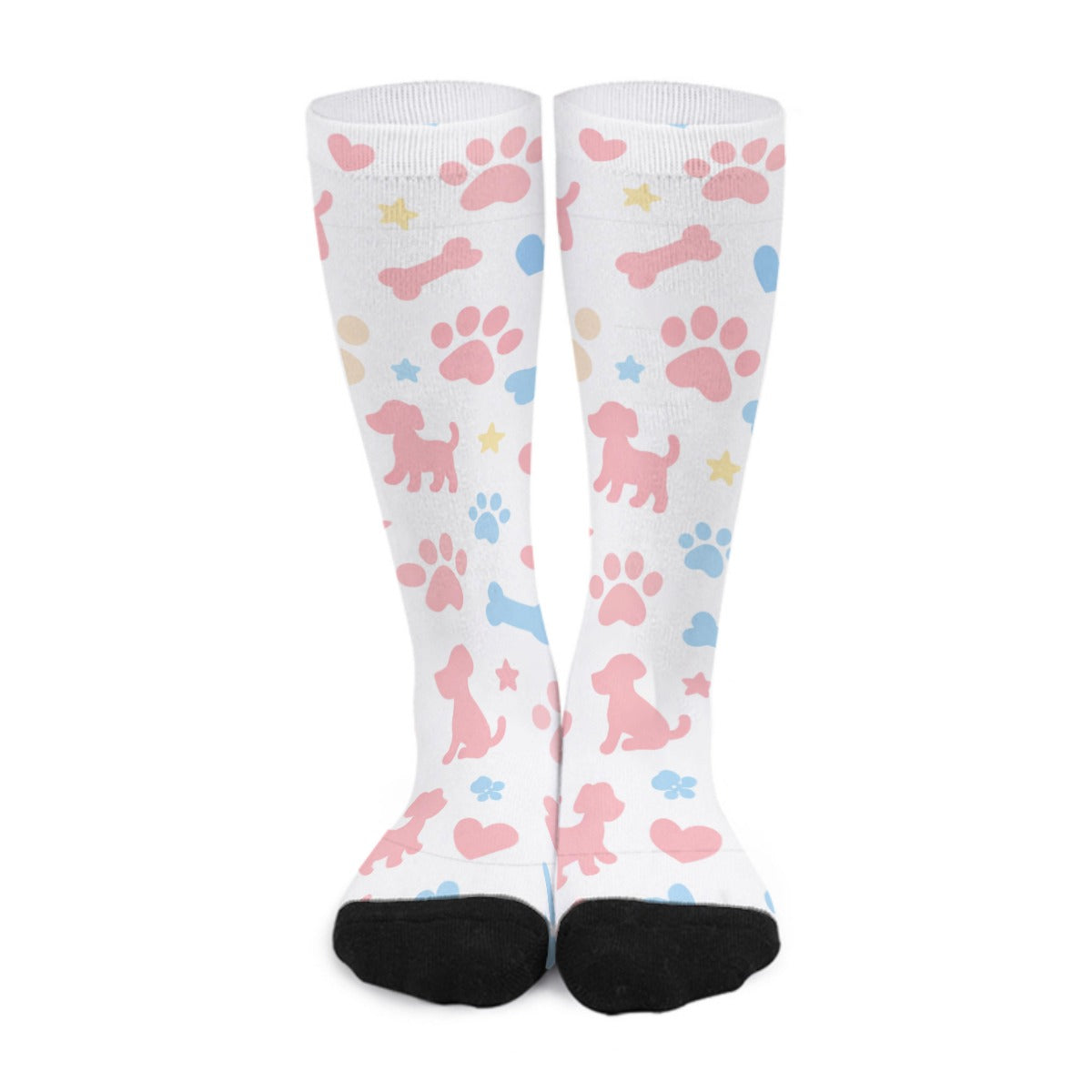 Puppy Love Long Socks - ABDL Unisex Knee-High Socks