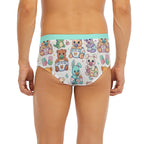 Snuggle Squad" Nursery Friends Briefs | Diapered Bears & Bunnies Edition