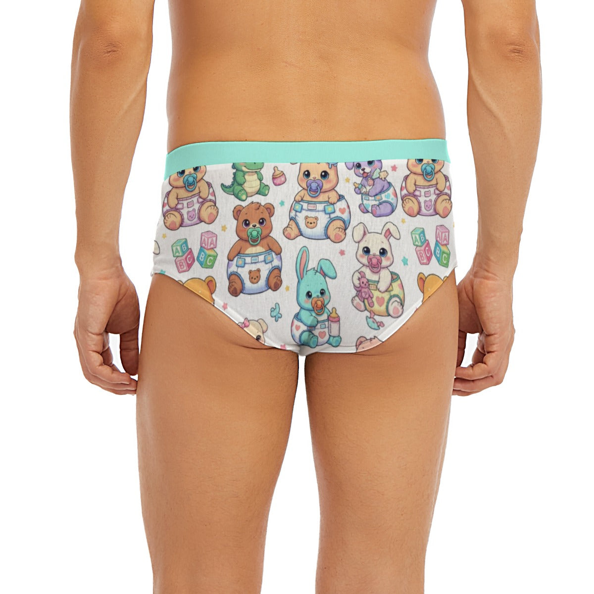 Snuggle Squad" Nursery Friends Briefs | Diapered Bears & Bunnies Edition