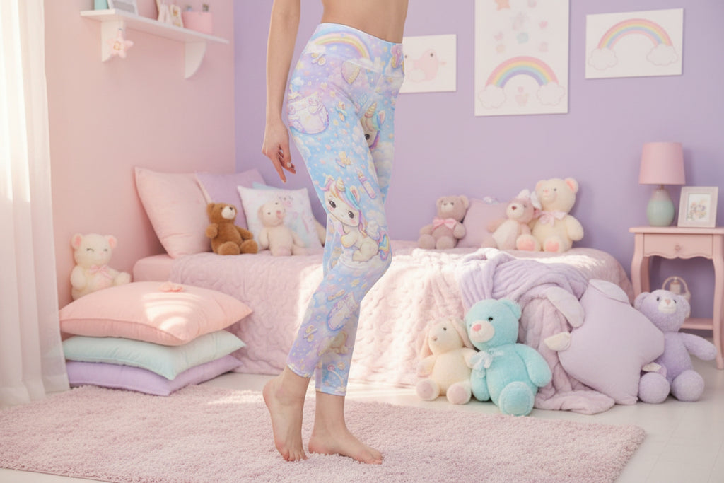 🌈 CloudSnug High-Waist Leggings – Soft Stretch for Littles Who Love to Lounge