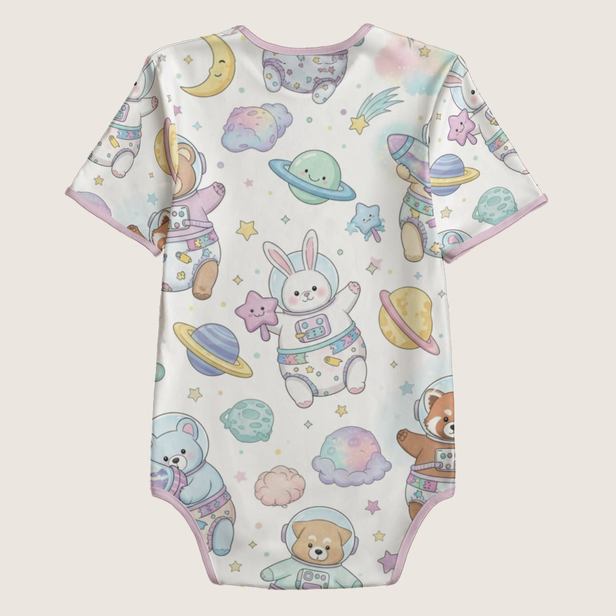Space Explorer Pals Adult Onesie - Astronaut Baby Animals Onesie