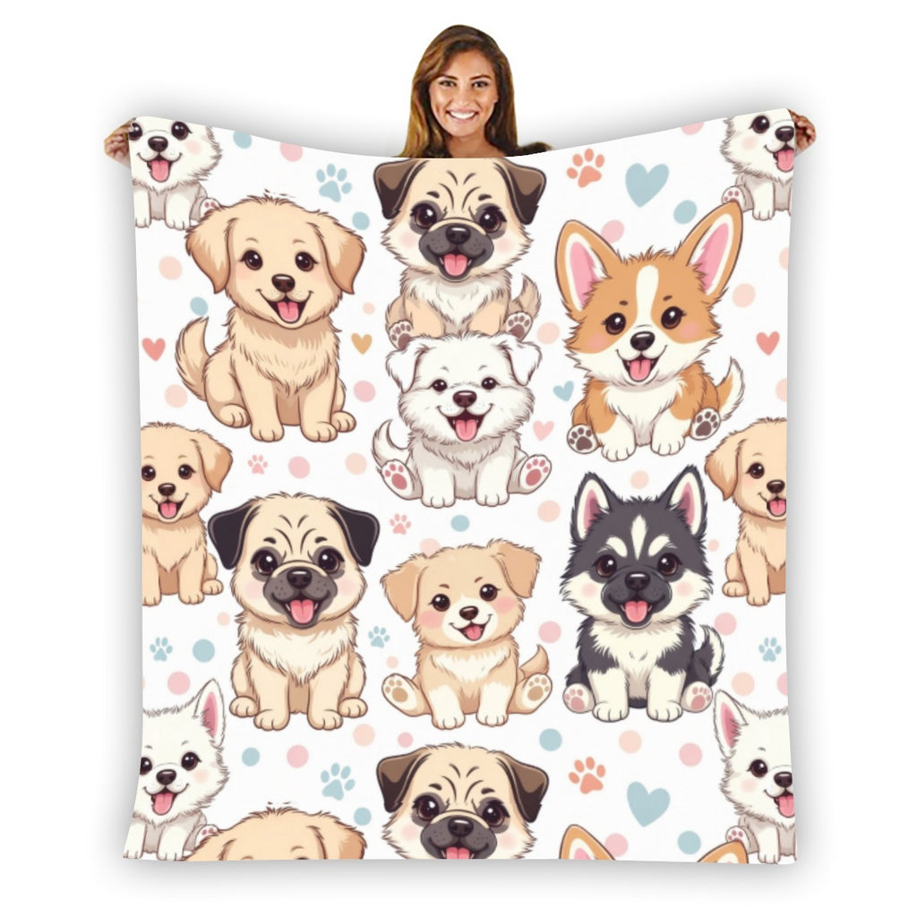 Puppy Love Soft Fleece Blanket - ABDL Cozy Comfort Blanket