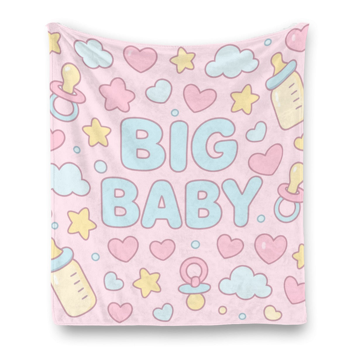 Single-Side Pria🌈 BIG BABY Pastel Fleece Blanket
