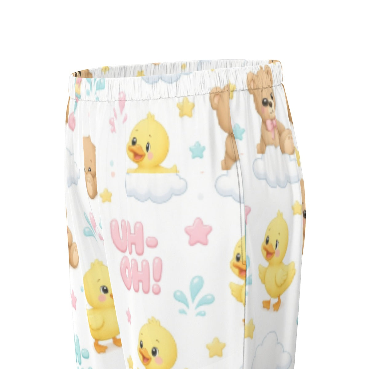 Duck & Teddy Bear ABDL Long-Sleeve Pajama Set
