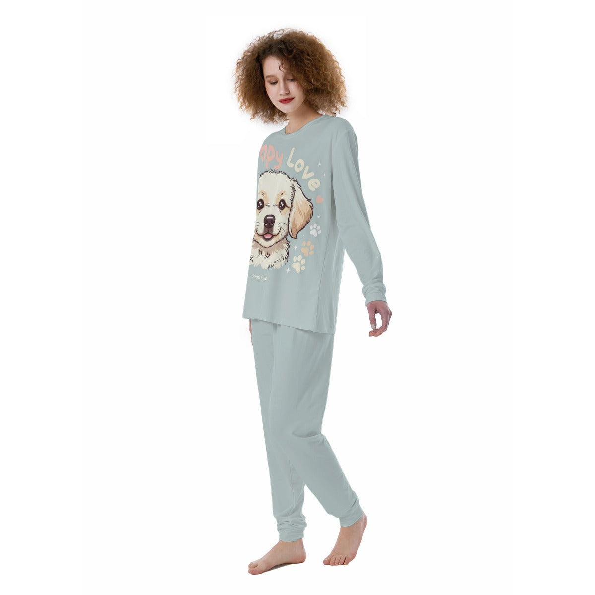 Puppy Love Cotton Pajama Set - ABDL Unisex PJs