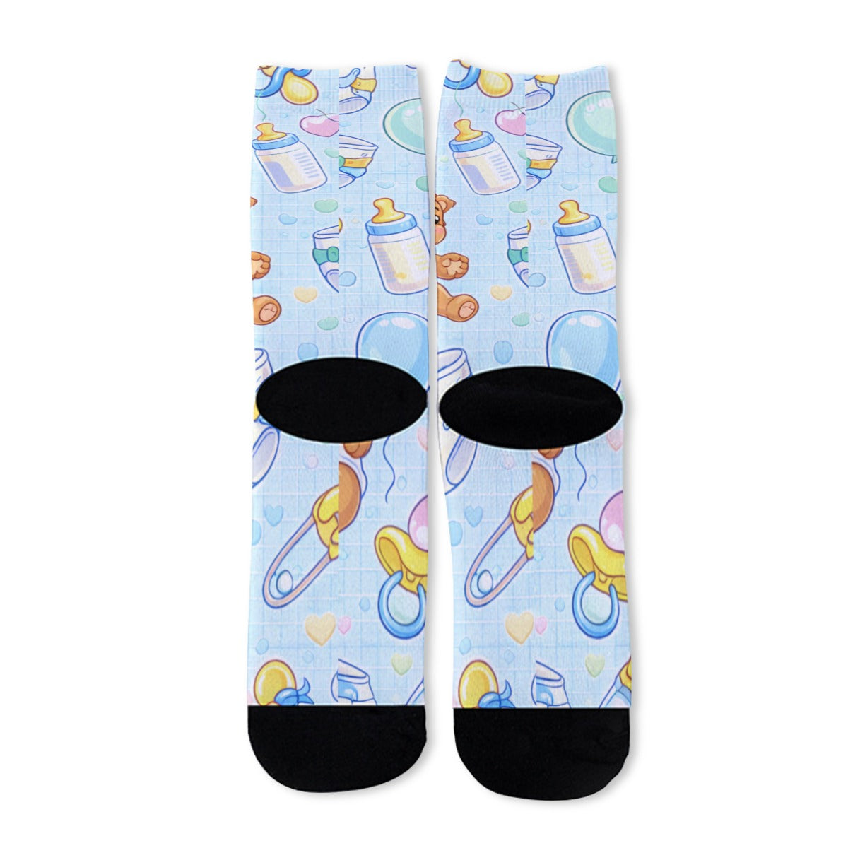 Snuggly Paws & Happy Toes: ABDL Beary Cute Long Socks! 🐻🍼
