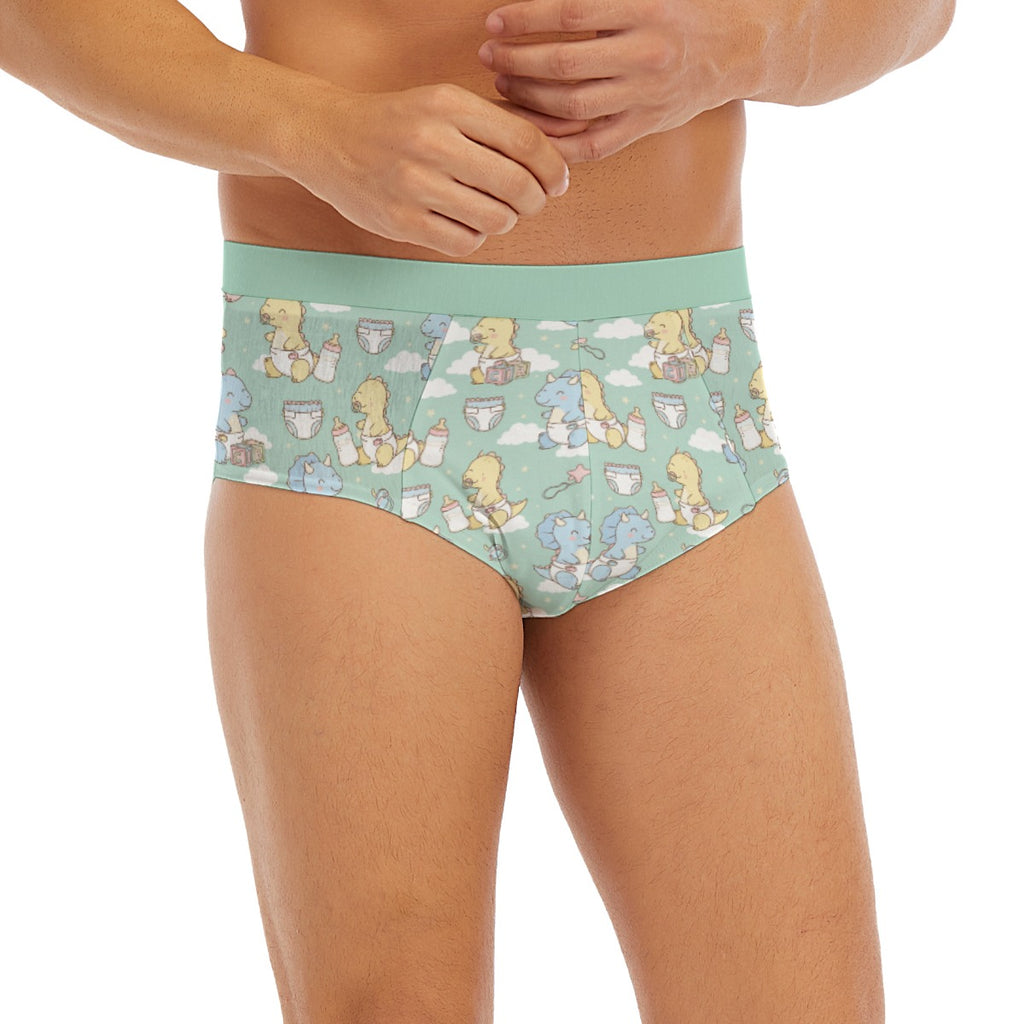 Little Dino Diaper Dreams Briefs - Snuggle Up in Comfort!