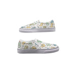 Pastel Dino Slip-On Sneakers