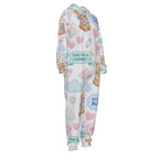 Accident Alert Teddy Bear ABDL Plush Jumpsuit