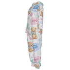 Accident Alert Teddy Bear ABDL Plush Jumpsuit