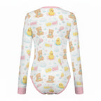 Duck & Teddy Bear ABDL Long-Sleeve Bodysuit