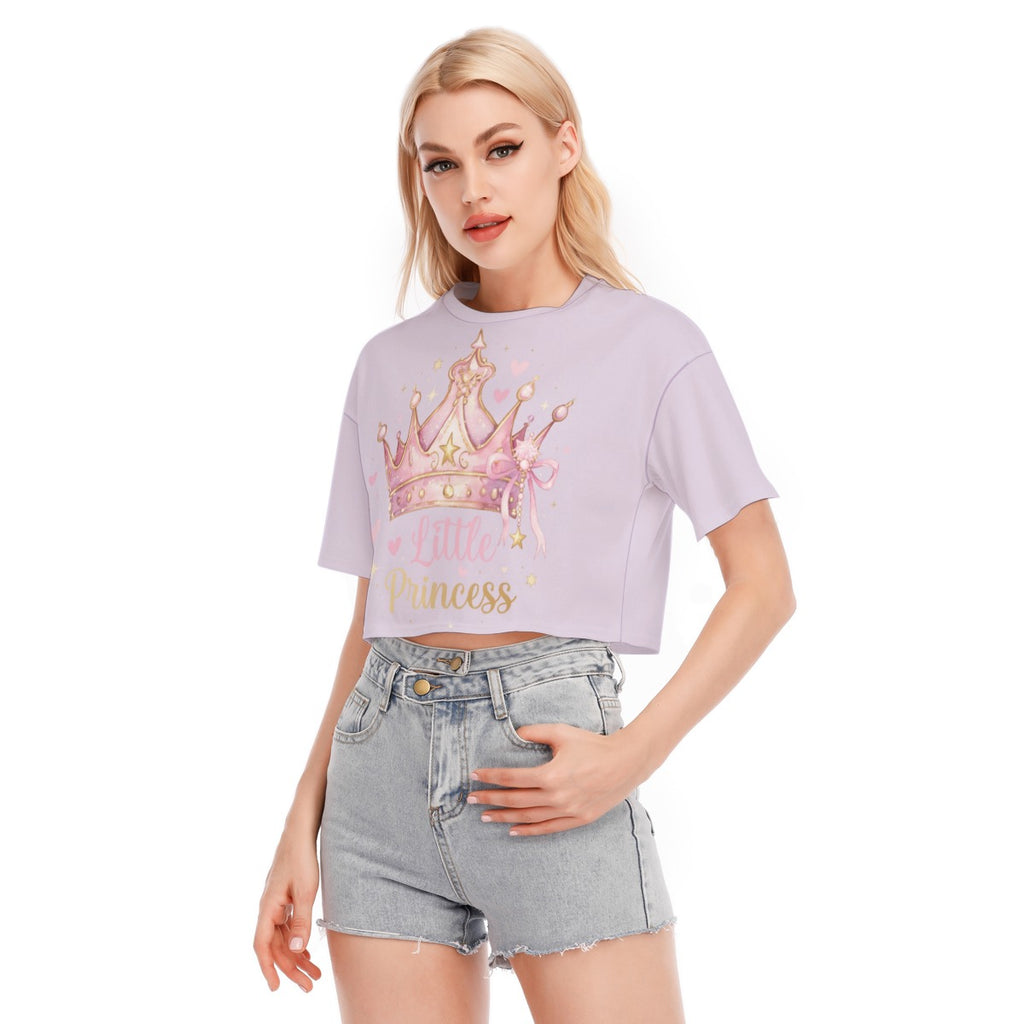 Little Princess Cropped T-Shirt - ABDL Royal Crop Top