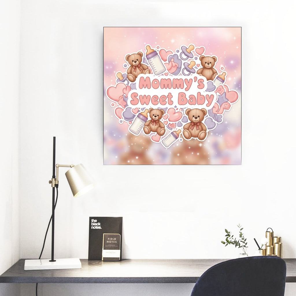 💗 “Mommy’s Sweet Baby” – ABDL Framed Mural