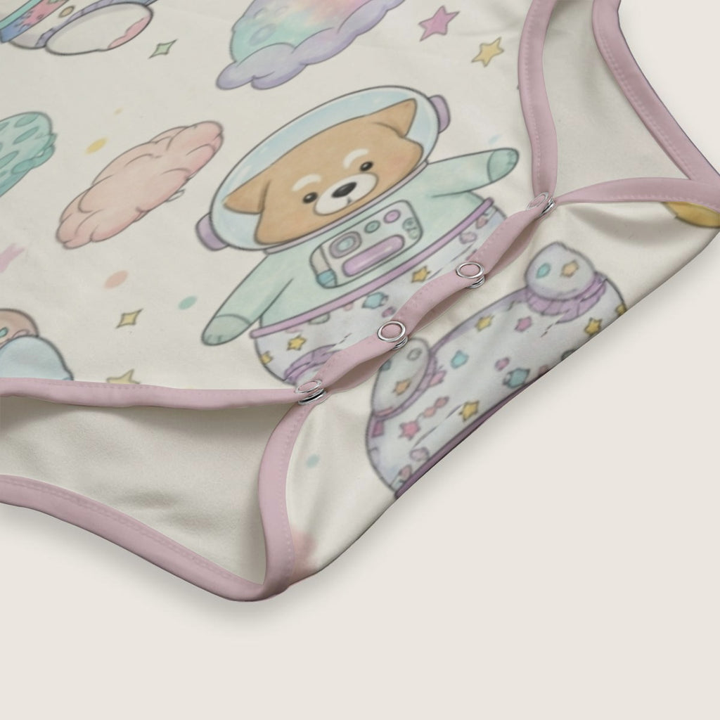 Space Explorer Pals Adult Onesie - Astronaut Baby Animals Onesie