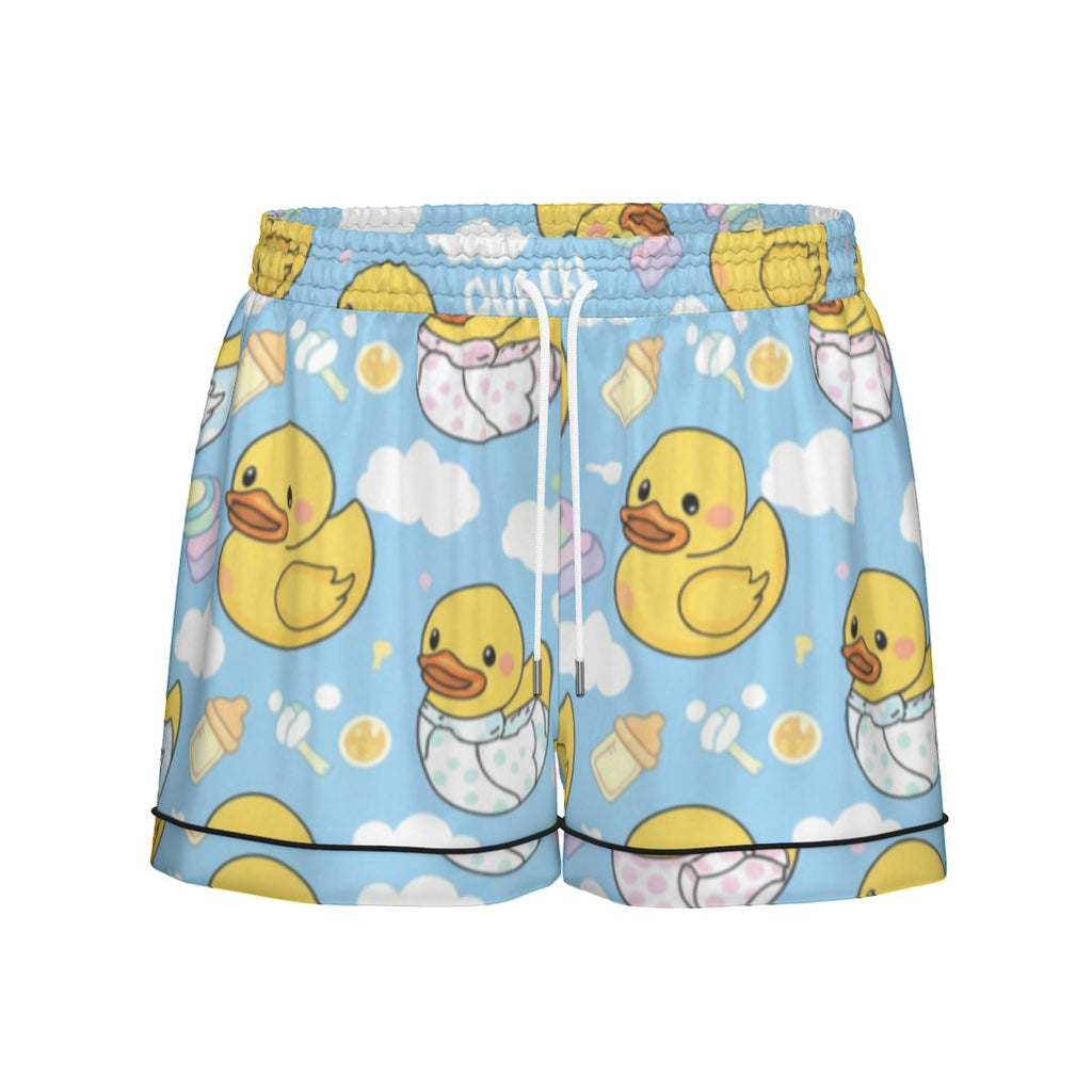Quack & Cuddle Pajama Set – Silky Summer Snuggles for Littles