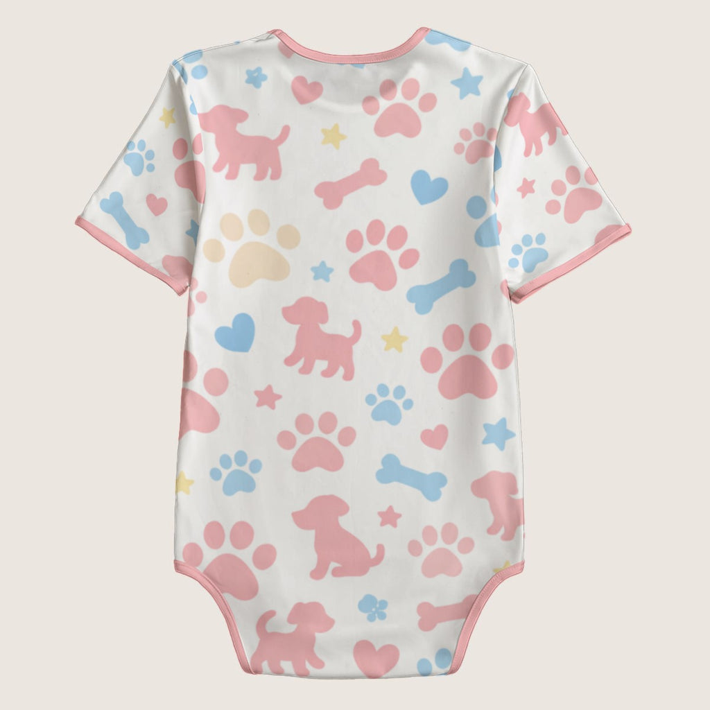 Puppy Love Cotton Snap-Crotch Onesie - ABDL Unisex