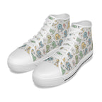 Pastel Dino High-Top Sneakers