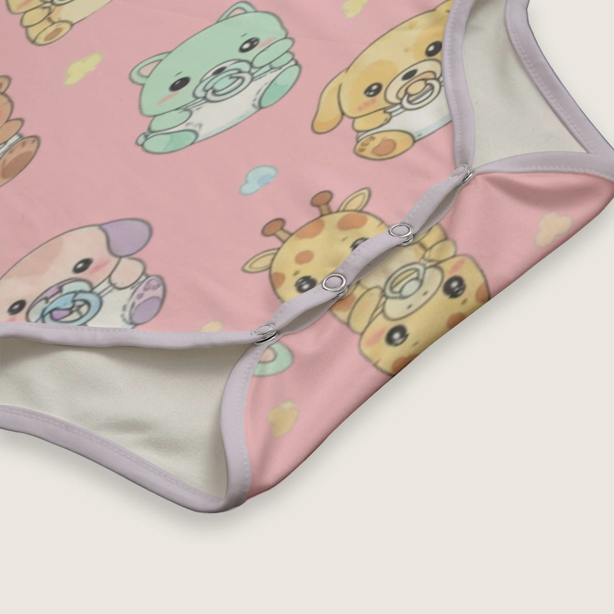 Baby Animals Adult Onesie - Paci Pals Bodysuit for Little Space Bliss