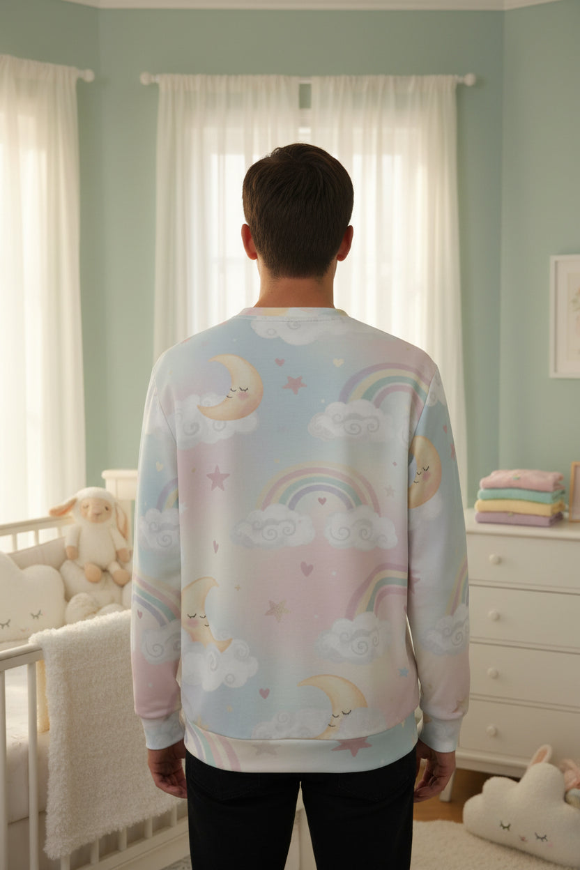 Cozy Dreams Sweatshirt - Soft Cotton All-Over Print