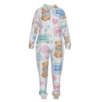 Accident Alert Teddy Bear ABDL Plush Jumpsuit