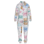 Accident Alert Teddy Bear ABDL Plush Jumpsuit