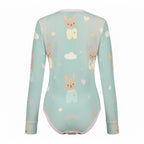 Bunny Dreams Little Space Long Sleeve Snap Onesie – Kawaii ABDL