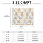 Little Accident Club ABDL Teddy Bear Flannel Blanket