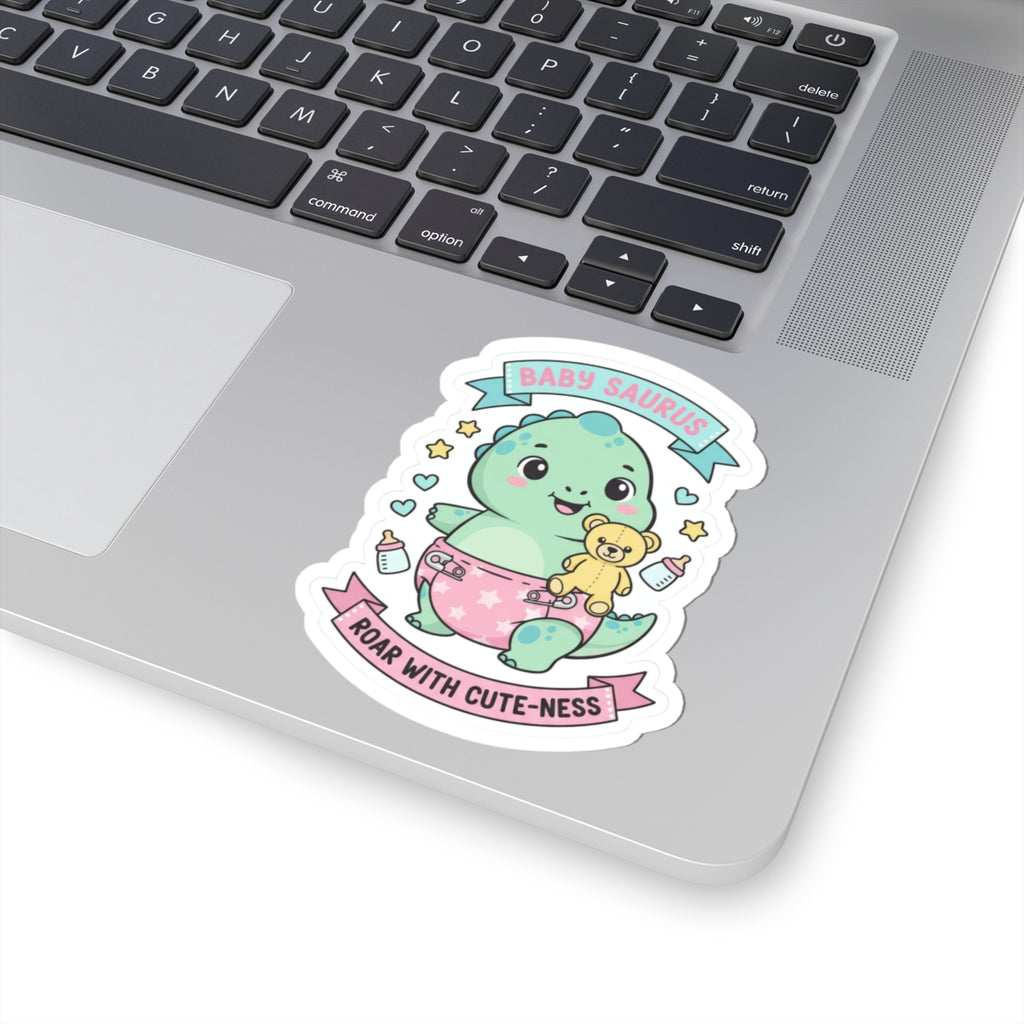 🦕 “BABY SAURUS” Sticker – Roar With Cute-ness, Snuggle With Pride