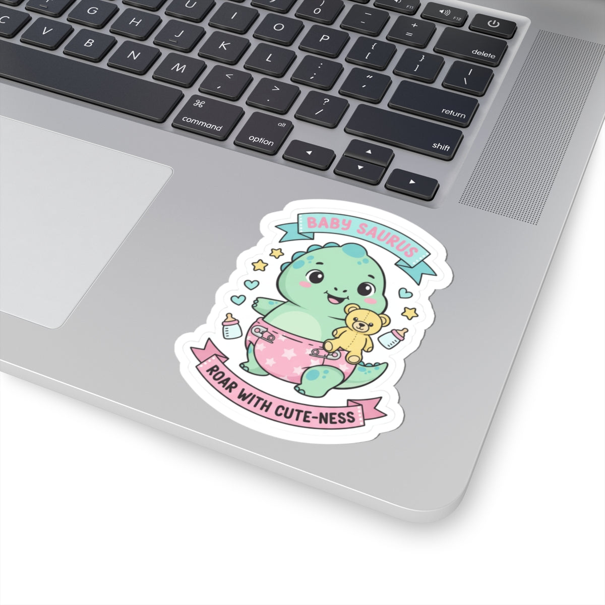 🦕 “BABY SAURUS” Sticker – Roar With Cute-ness, Snuggle With Pride