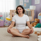 Cozy White ABDL Onesie - Short-Sleeve Cotton Bodysuit