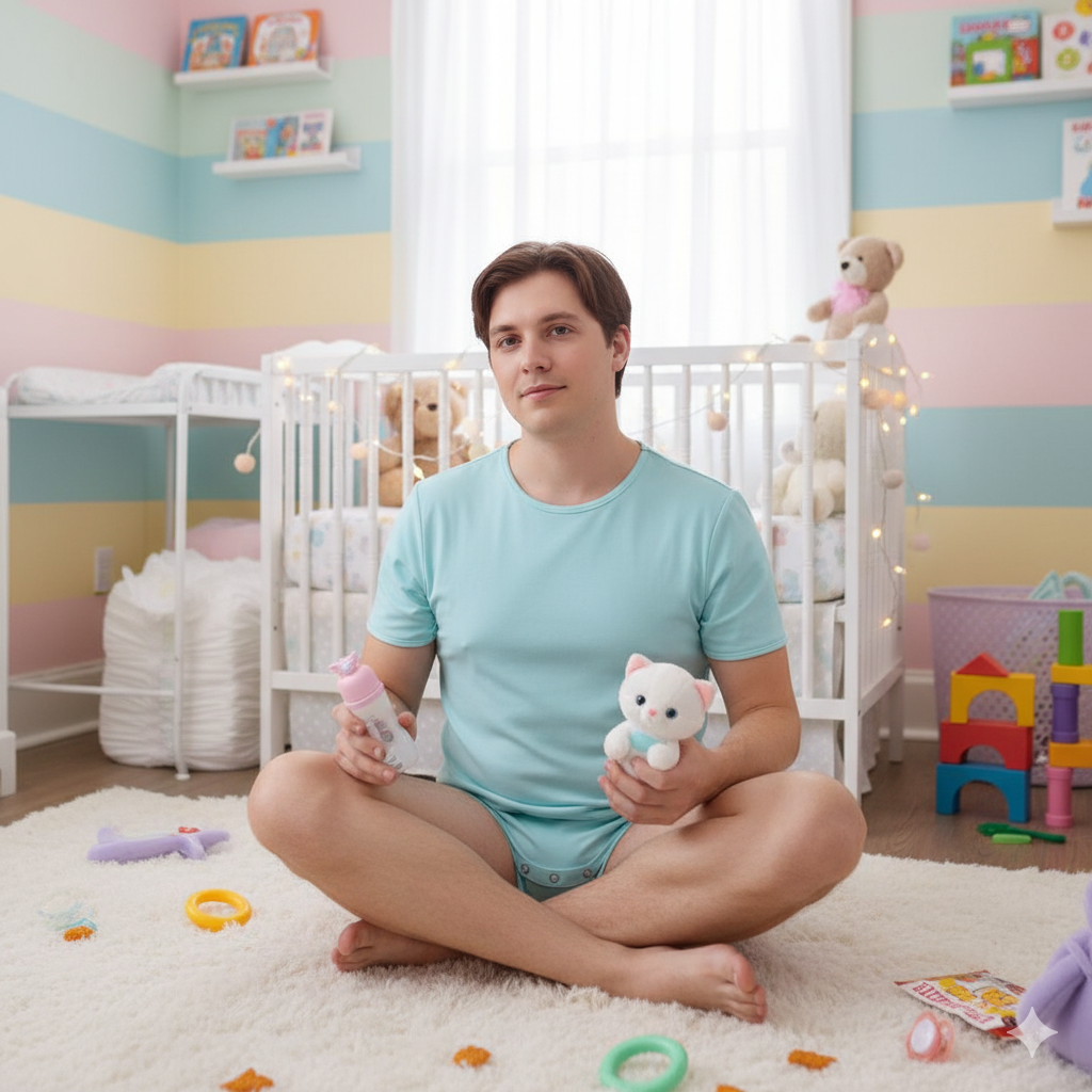 Cozy Light Blue Adult Onesie Bodysuit - Embrace Your Little Side