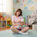 Cozy Light Pink ABDL Onesie - Short-Sleeve Cotton Bodysuit