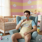 BABY Dreams ABDL Onesie - Short-Sleeve Cotton Snap Crotch