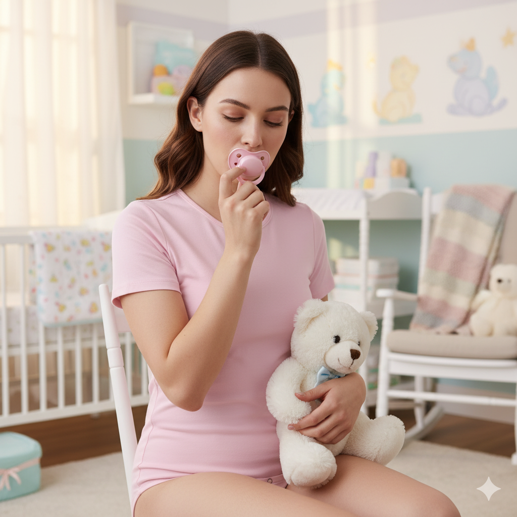 Little Dreamer's Duo: Super Soft 100% Cotton ABDL Onesie Set - Pink & Blue!