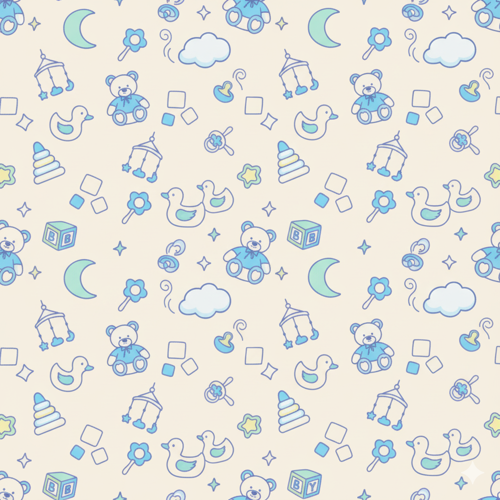 Cozy Nursery Dreams Adult T-Shirt - Pastel Baby Bliss Pattern