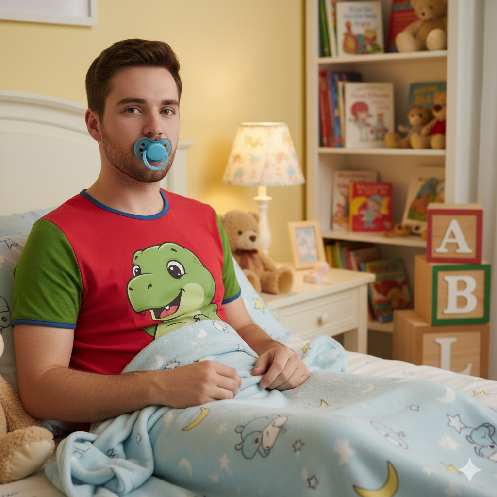 "Dino-Mite Dreams" Adult Baby Onesie