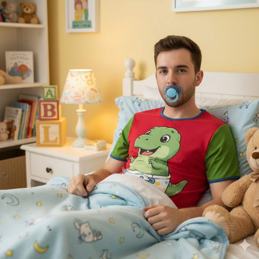 "Dino-Mite Dreams" Adult Baby Onesie