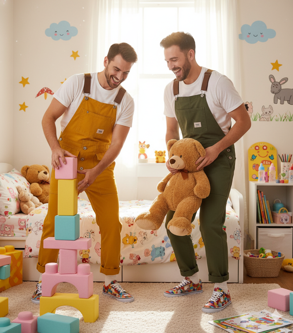 Cozy Cotton Multi-Pocket Jumpsuits - Unisex Adventure Wear for Playful Souls!