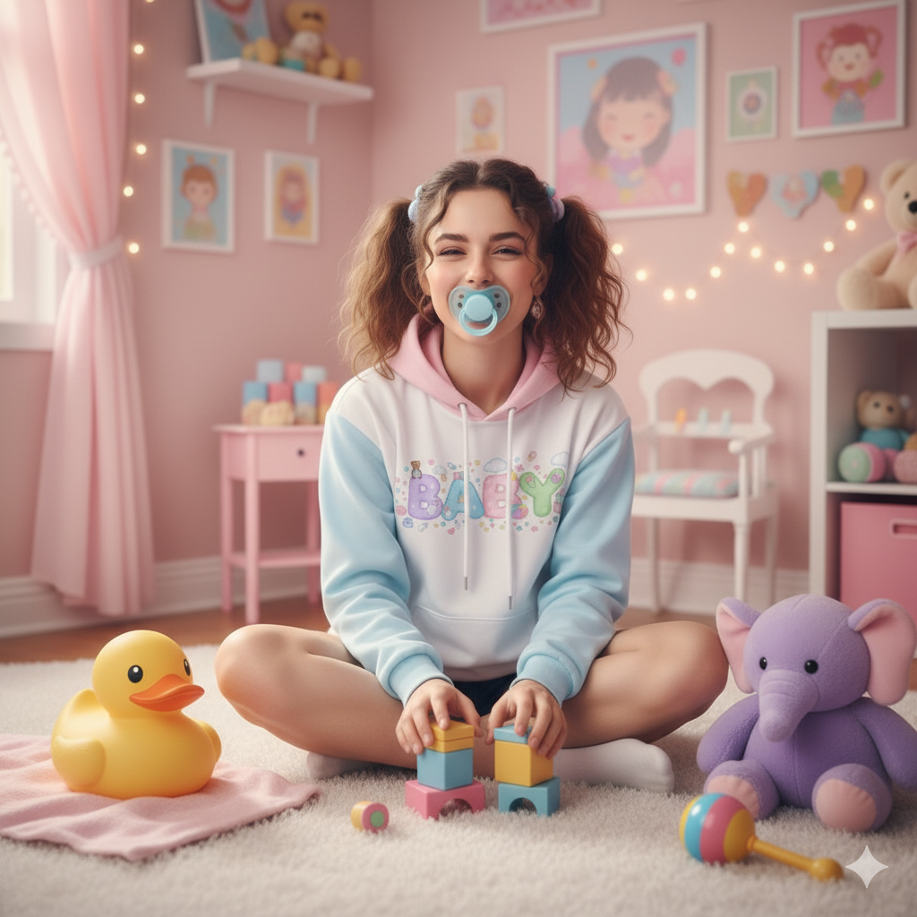 Adorable Pastel "BABY" Hoodie – Perfect for Your Playful Side! 🍼✨