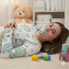 Dino Snuggles Long Sleeve Onesie – Rawr Means “I’m Baby”