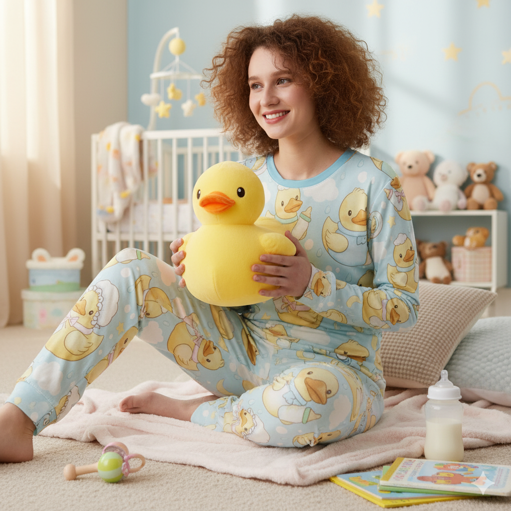 Rubber Ducky Pajama Set – Splash into Snuggly Little-Space