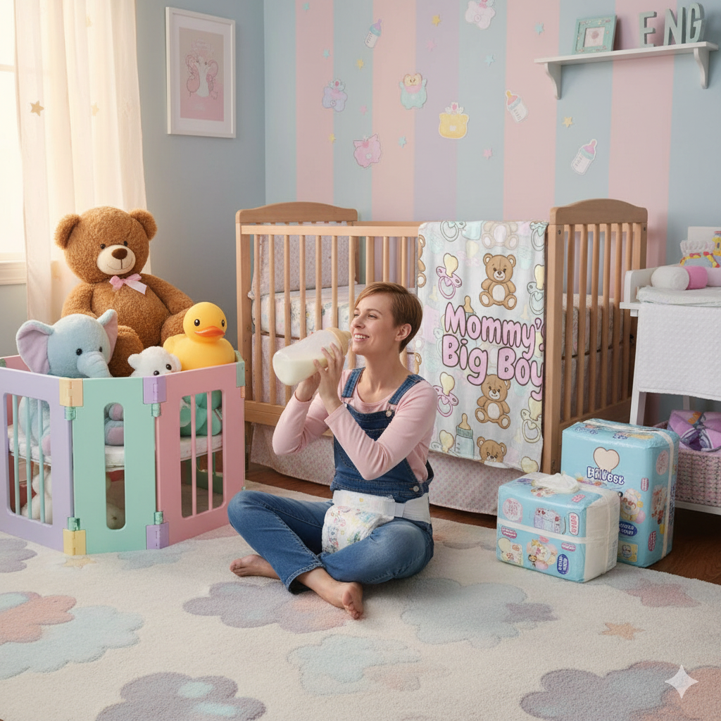 🧸 Mommy’s Big Boy Blanket – Soft Fleece Flannel Winter Sheet