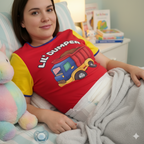 Lil' Dumper ABDL Onesie - Short-Sleeve Snap Crotch