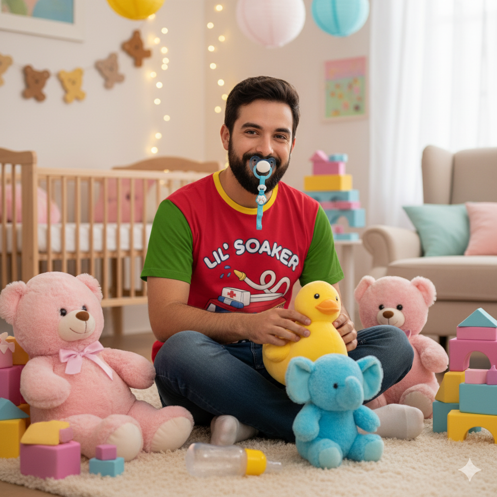 "Lil' Soaker" Fire Truck T-Shirt! (100% Cotton!)